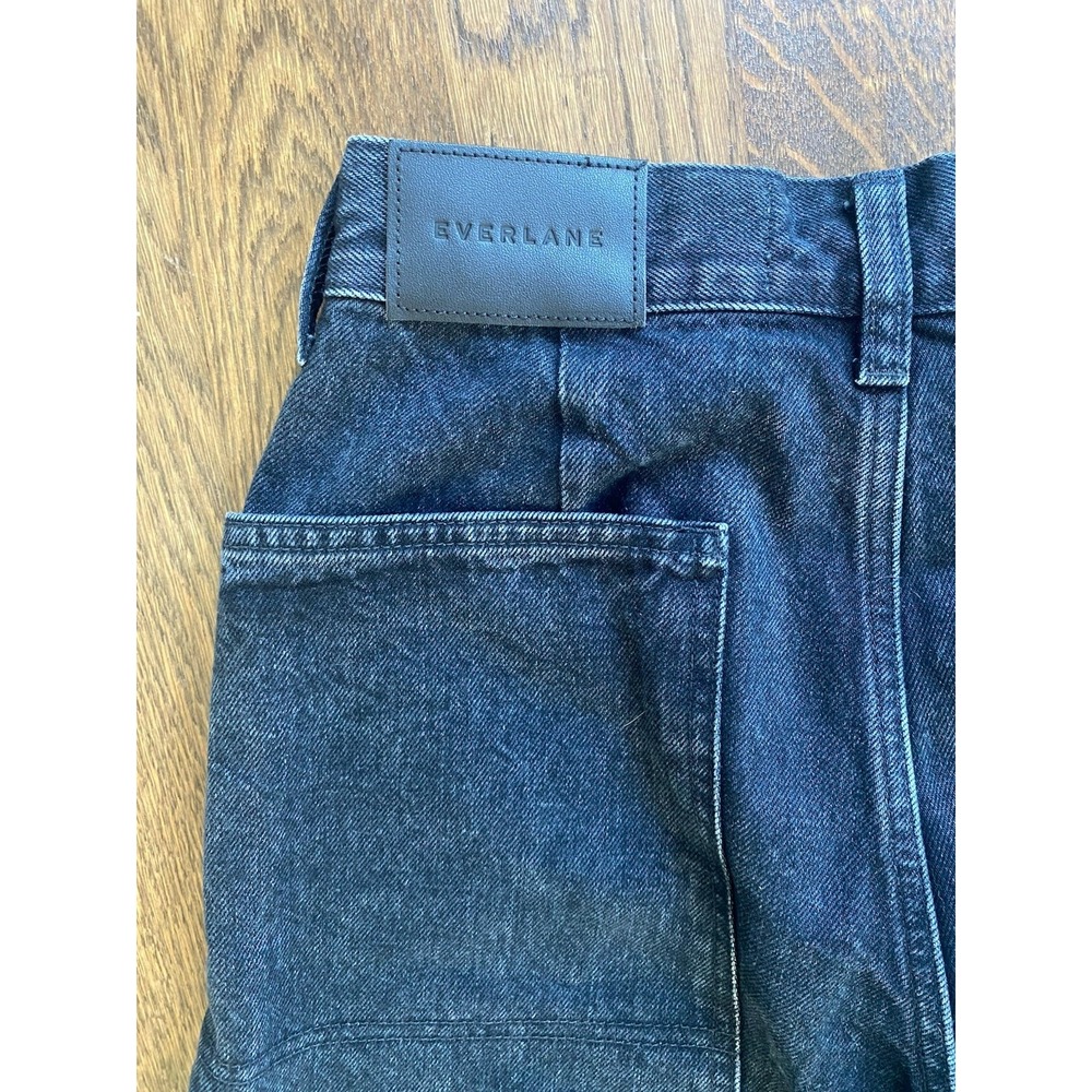Everlane Women's The Way-high Gardener Cropped Denim Jeans Washed Black Size 24 - Picture 3 of 10